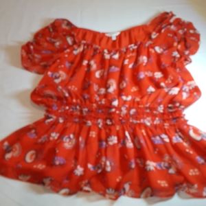 Max Studio Sheer Top